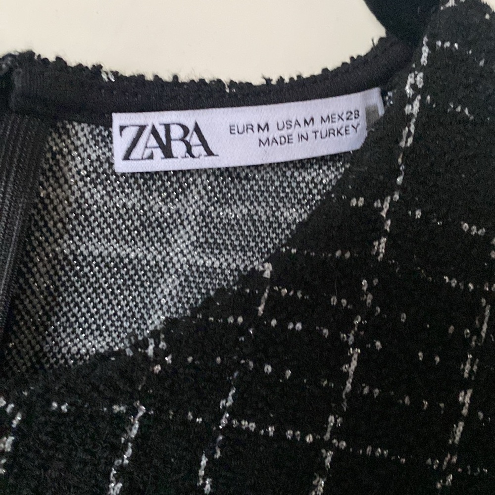 Zara Black and White Dress - Picture 3 of 4